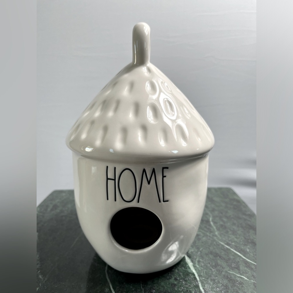 Rae Dunn Artisan Collection by Magenta Ceramic Birdhouse HOME Acorn